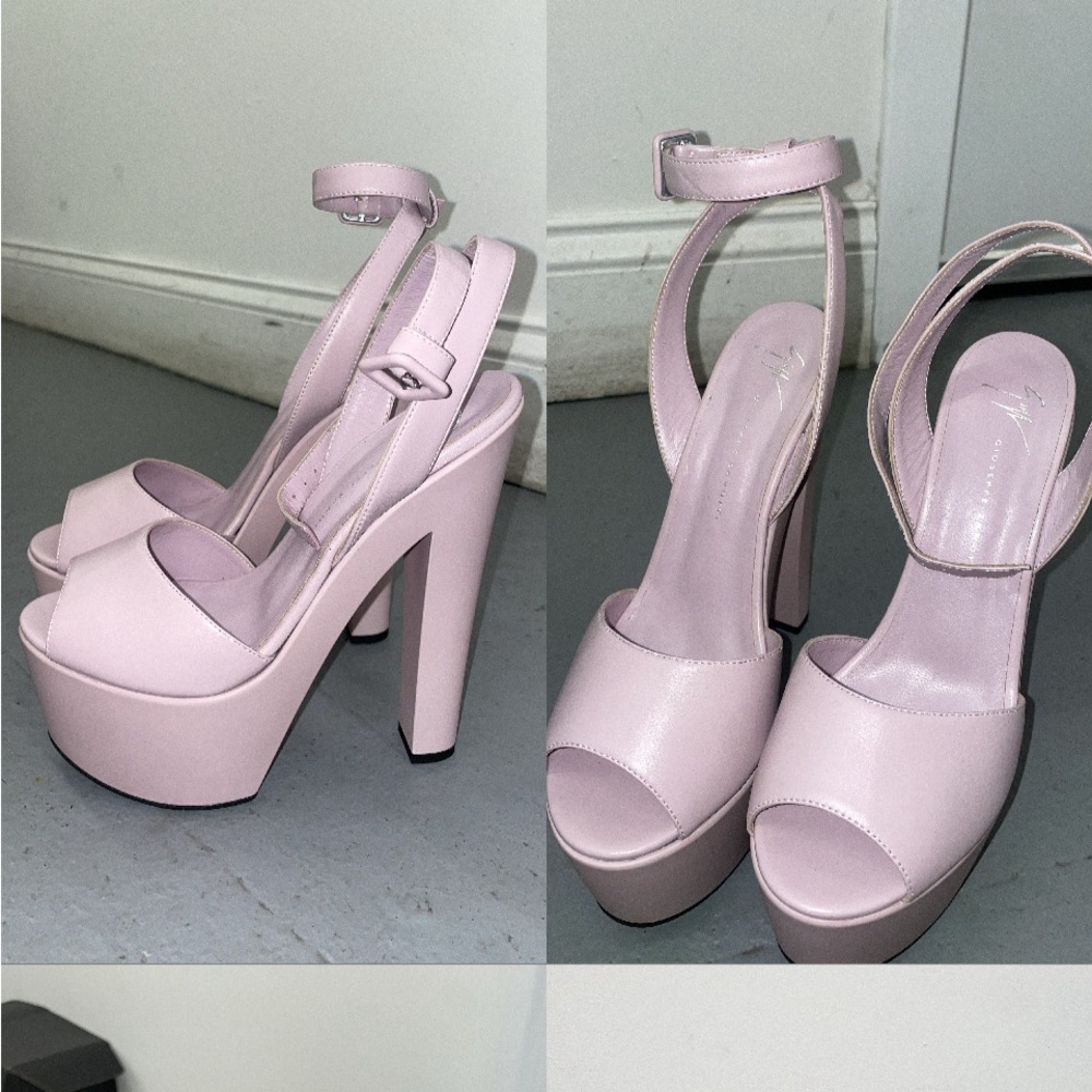 Giuseppe platform lavender heels